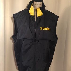Vintage STEELERS Pro-Player Reversible Vest